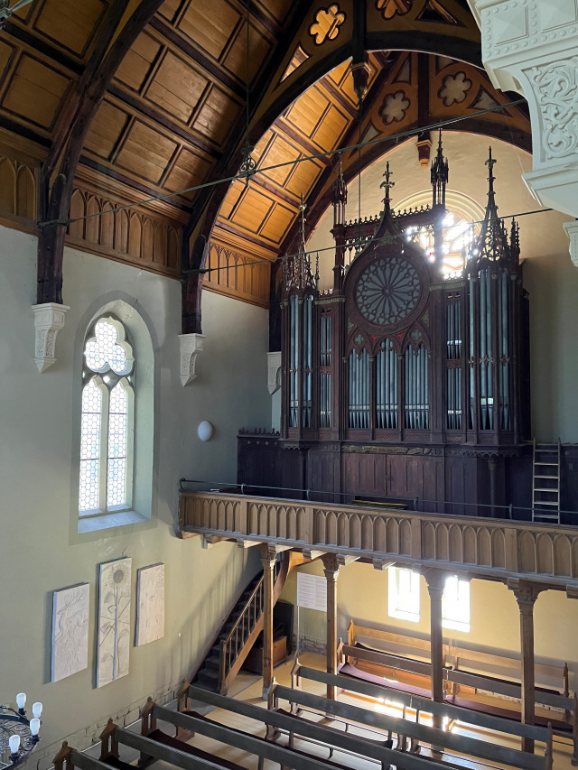 Peternell-Orgel in der Schlosskirche Ettersburg.